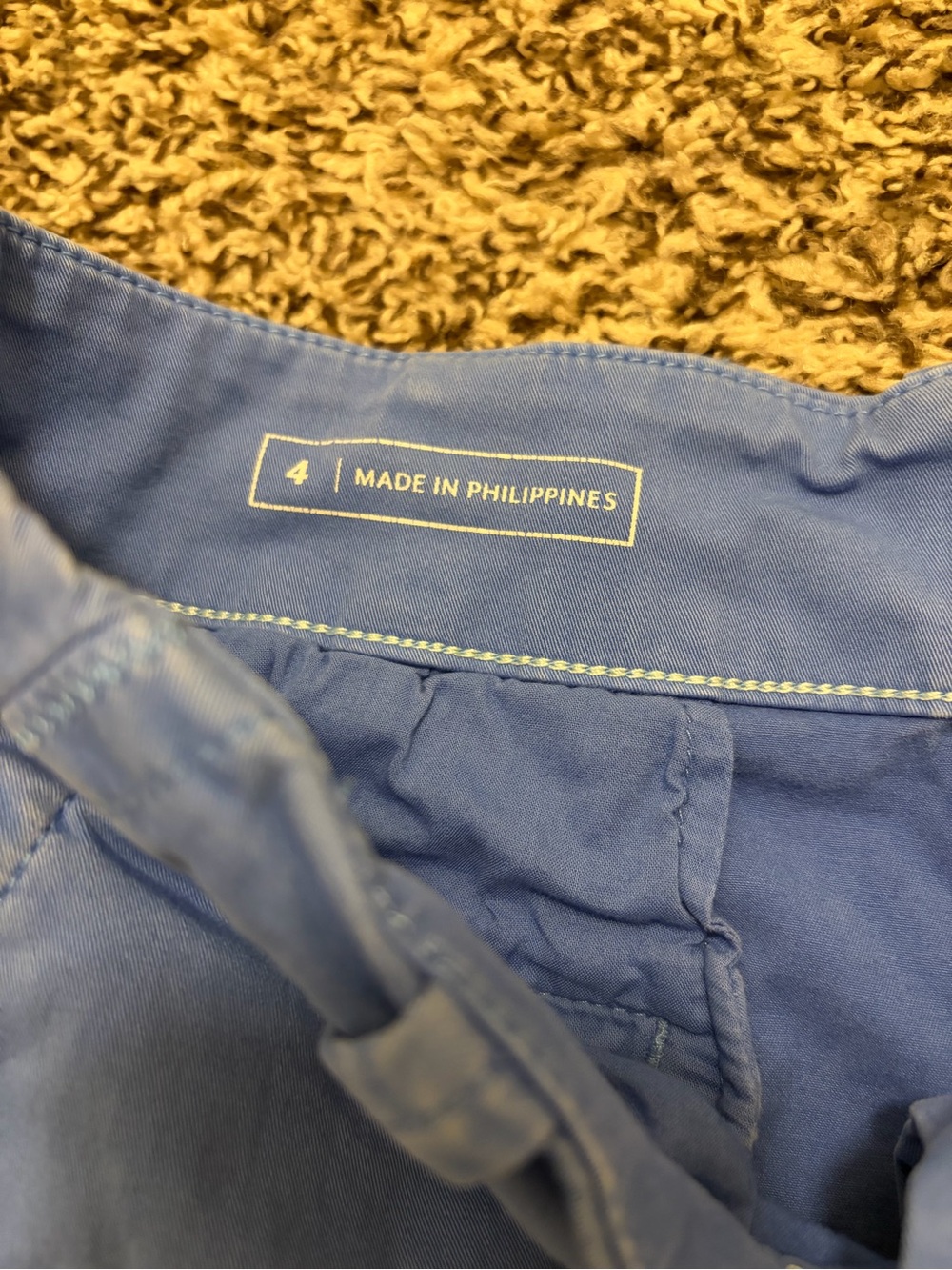 Vineyard Vines Light Blue Chino Bermuda Shorts - Picture 2 of 6